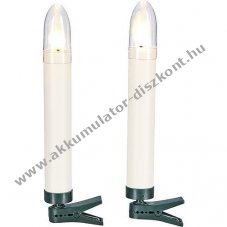 Lotti vezet�k n�lk�li LED kar�csonyi gyerty�k 10db/csomag 10cm melegfeh�r 69039