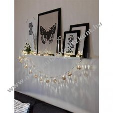 Konstsmide LED dekorf�z�r f�mg�mb�kkel O4cm 24LED 24V 3m vil�g�t� hossz melegfeh�r 3156-603
