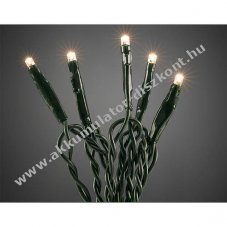 Konstsmide Micro LED f�nyf�z�r 10 LED melegfeh�r z�ld k�bel 24V t�pegys�g 6350-120 belt�ri