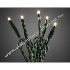 Konstsmide Micro LED f�nyf�z�r 35LED melegfeh�r z�ld k�bel 6352-120