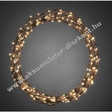 Konstsmide LED f�nykoszor�/-girlanda barna 3365-600 240 LED melegfeh�r k�lt�r