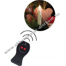 Konstsmide kieg�sz�t� LED gyertyaszett 1906-100 1901-100 5db elfenbein 8cm melegfeh�r elemes