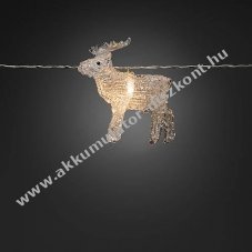 Konstsmide LED d�szf�nyf�z�r Elch 24V 1,75m 8LED melegfeh�r 1441-103