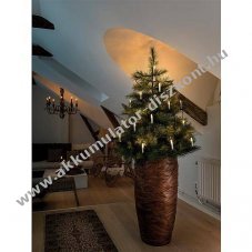 Konstsmide One String belt�ri LED f�nyf�z�r 20LED 7,6m megvil�g�tott 230V melegfeh�r 2037-010