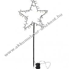 Star Trading LED f�nycsillag Spiky O39x92cm 60LED melegfeh�r id�z�t� 3 Mignon ceruza 857-04