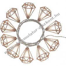 Lotti LED dekor f�z�r gy�m�ntokkal 42421 10LED melegfeh�r 1,35m elemes 3x Mignon ceruza