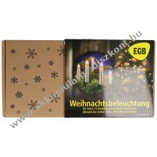 EGB belt�ri f�nyf�z�r 15db gy�ngyh�z csepp diz�jn 7m vil�g�tott hossz 8,5m T�V/GS