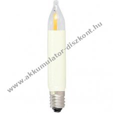 EGB Filament kis gyertya izz� E10 8-55V/0,2W elef�ntcsontsz�n� melegfeh�r tiszta