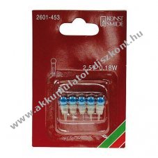 Konstsmide p�tizz� 2,5V k�k 2601-453 5db/csomag
