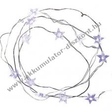 Best Season LED csillag f�nyf�z�r hidegfeh�r 12LED 1,1m 726-37 elemekkel egy�tt