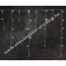 Konstsmide LED j�gzuhany f�nyf�gg�ny 200 LED 24V melegfeh�r 5m feh�r k�bel 2733-102