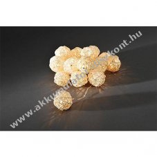 Konstsmide LED dekor�ci�s f�nyf�z�r 16 LED melegfeh�r 3151-103 kos�rfonat g�mb�k