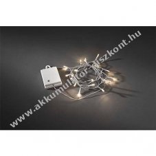 Konstsmide LED f�nyf�z�r 80 LED melegfeh�r 3728-103 timer elemes 2 D (g�li�t) 7,9m IP44