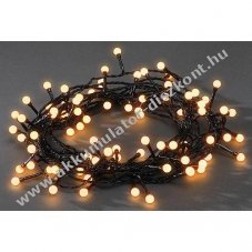 Konstsmide LED f�nyf�z�r 80 LED melegfeh�r 24V 6,32m fekete 3691-107