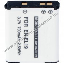 Helyettes�t� Akkumul�tor Nikon EN-EL19 3,7V 600mAh Li-Ion