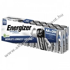 Energizer Ultimate Lithium L91 AA Mignon ceruza 20db/csomag hagyom�nyos elem Lithium