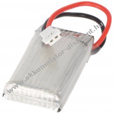 Helyettes�t� Akkumul�tor modell�p�t� 3.7V 390mAh 39x22x7mm 1db/csomag Li-Polymer