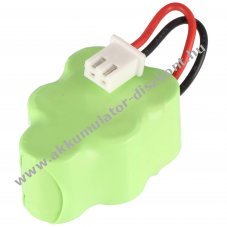 Helyettes�t� Akkumul�tor 6V 150mAh k�bellel �s csatlakoz�val modell�p�t� 30x22x15mm NiMH