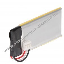 Helyettes�t� Akkumul�tor Sennheiser 504374 BATT-03 3.7V 200mAh fejhallgat� 1db/csomag Li-Polymer