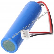 Helyettes�t� Akkumul�tor Laserhelm Theradome INR18650-1S1P 3,7V 3400mAh orvostechnikai Li-Ion