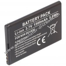 Helyettes�t� Akkumul�tor Nokia EQ-B01 3,7V 1500mAh Li-Ion