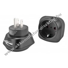 Ansmann utaz�adapter EU-USA B t�pus f�ldelt 125V 15A 1875W