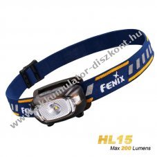 Fenix HL15 LED fejl�mpa, homlok l�mpa + elemek max. 200 Lumen