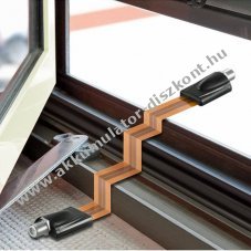 Ablak�tvezet� m�holdk�belhez F-kupplung F-kupplung extra lapos 26cm