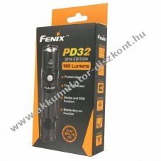 Fenix PD32 V2 2016 zsebl�mpa 18650 Akkumul�tor 2600mAh Li-Ion