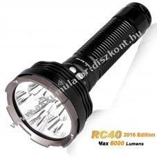 Fenix RC40 zsebl�mpa 7.4V 7800mAh 6000lm �jrat�lthet� Li-Ion