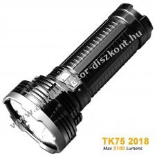 Fenix TK75 2018 zsebl�mpa 4xCree XHP35 HI LED 5100lm 850m USB t�lthet�