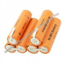Helyettes�t� Akkumul�tor AEG FM72 AG406 900055106 6xAA Mignon ceruza 7,2V 1500mAh 1db/csomag NiMH