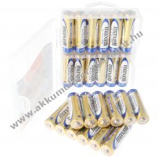 Maxell LR6 AA Mignon ceruza 24db/csomag elemtart� dobozzal elem