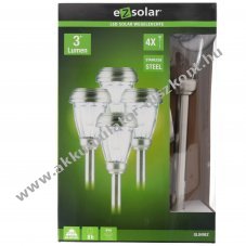 4db LED napelemes kerti �tvil�g�t�s NiMH AA 900mAh 3lm GL049EZ