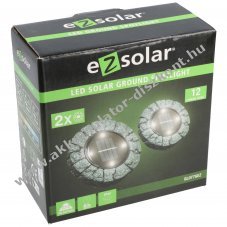 2db/csomag LED Solar f�ldbe s�llyeszthet� l�mpa k�hat�s� IP44 NiMH AAA 1,2V 200mAh