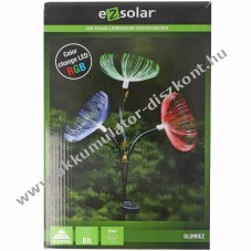 LED kerti vil�g�t�s Pusteblume 3 RGB LED sz�nv�lt�s Akkumul�tormul�torral �s napelemmel