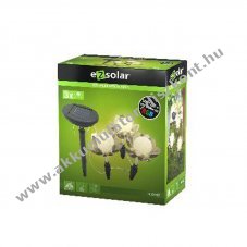 Lotusblume napelemes LED 3db csomag AAA NiMH Akkumul�torval