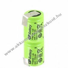 GP GP16AAAM 2,4V 170mAh NiMH Akkumul�torelem U-lapokkal