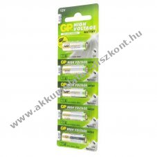GP Batteries GP23A A23 23Ae VA23GA MS21 MN21 8LR932 12V 5db/csomag hagyom�nyos elem alk�li