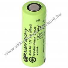 GP GP40AAAM 1,2V 400mAh 2/3AAA forrf�l n�lk�l ipari Akkumul�tor NiMH
