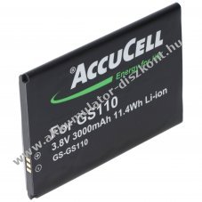 Helyettes�t� Akkumul�tor mobiltelefon Gigaset GS110 3,8V 3000mAh 11,4Wh Li-Ion