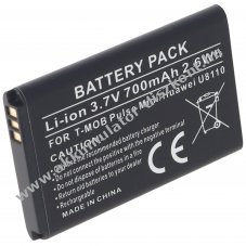 Helyettes�t� Akkumul�tor PDA �s MP3 T-Mobile Pulse Mini/Tap HB5A2H Huawei U8110 U7519 3,7V 700mAh Li-Ion