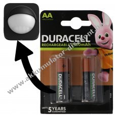 Duracell AA Mignon ceruza 2500mAh 2db/csomag Philips HUE Motion okos otthon