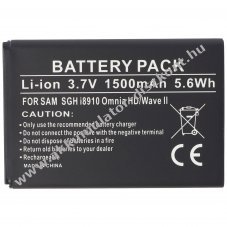 Helyettes�t� Akkumul�tor Samsung SGH-i8910 3,7V 1500mAh Li-ion