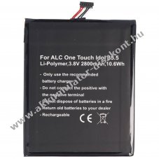 Helyettes�t� Akkumul�tor Alcatel One Touch Idol 4S OT-6070 OT-6070K OT-6070O OT-6070Y mobiltelefon