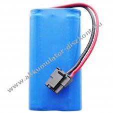 Helyettes�t� Akkumul�tor iLife V7 A7 SP 18650 2600 14,8V 2600mAh 38,5Wh fekete csatlakoz� Li-Ion