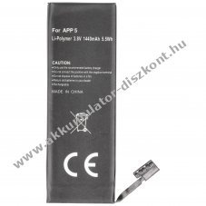Helyettes�t� Akkumul�tor Apple iPhone 5 3,8V 1440mAh Li-Polymer