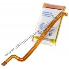 Helyettes�t� Akkumul�tor Apple iPod 5G 3,7V 450mAh Li-Polymer