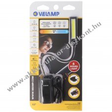Velamp �jrat�lthet� LED olvas�l�mpa 2W 3 fokozat klippel USB-k�bellel
