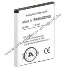 Helyettes�t� Akkumul�tor Sony Ericsson W950i 3,7V 900mAh Li-ion
